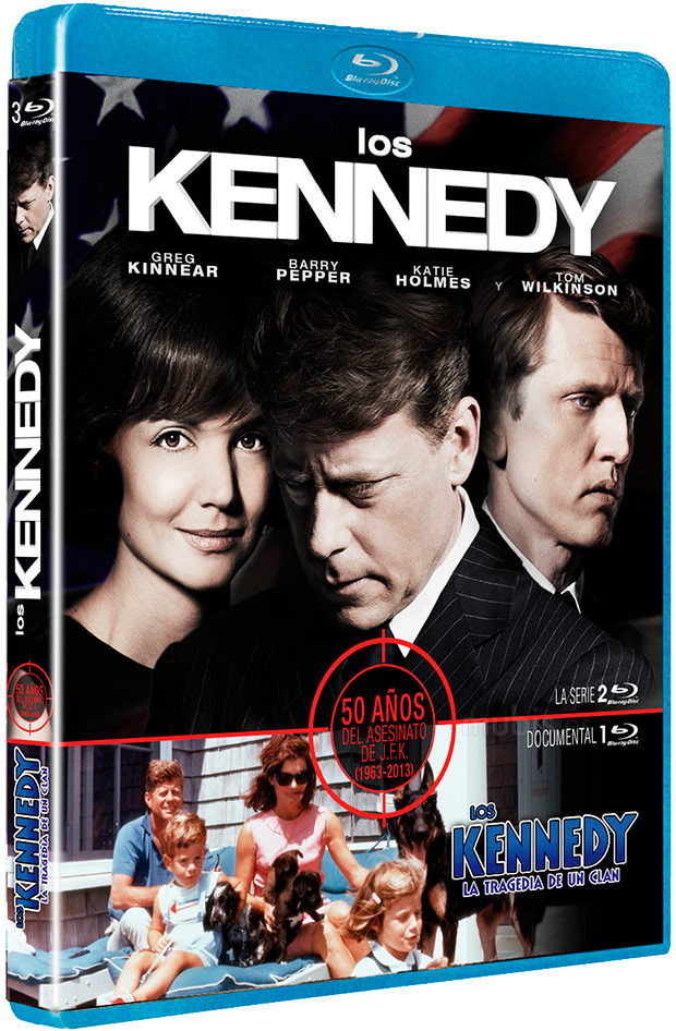 carátula Los Kennedy - 50 Años del Asesinato de JFK Blu-ray 1