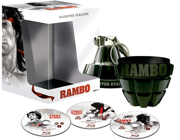carátula Rambo - Trilogía Definitiva (Estuche Granada) Blu-ray 2