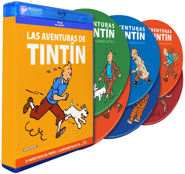 carátula Pack Las Aventuras de Tintín Blu-ray 2