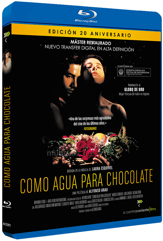 carátula Como Agua para Chocolate Blu-ray 1