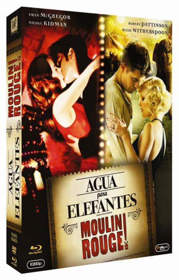 carátula Pack Agua para Elefantes + Moulin Rouge Blu-ray 1