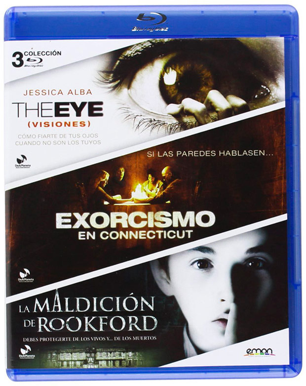 carátula Pack The Eye (Visiones) + Exorcismo en Connecticut + La Maldición de Rookford Blu-ray 0