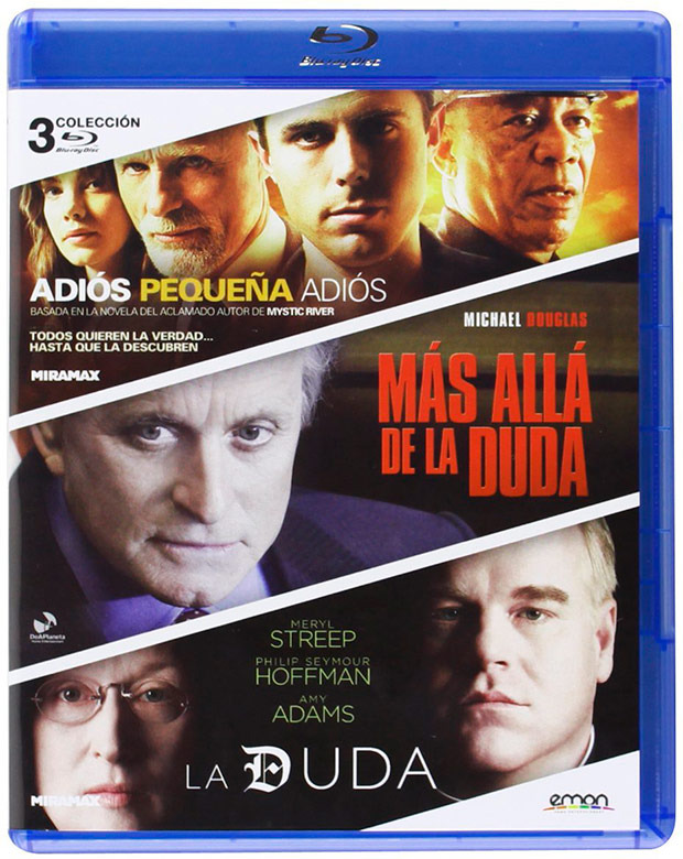 carátula Pack Adiós, Pequeña, Adiós + Más Allá de la Duda + La Duda Blu-ray 0