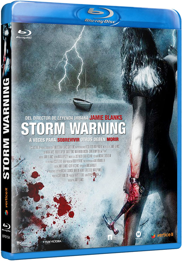 carátula Storm Warning Blu-ray 1