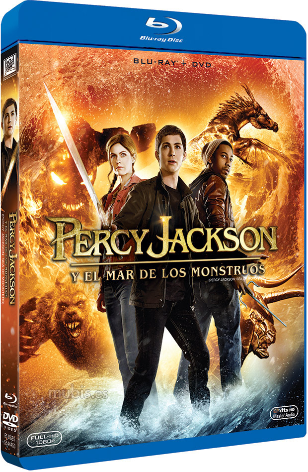 carátula Percy Jackson y el Mar de los Monstruos Blu-ray 1