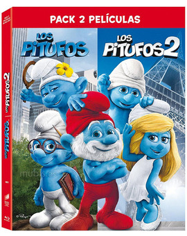 Pack Los Pitufos 1 y 2 Blu-ray