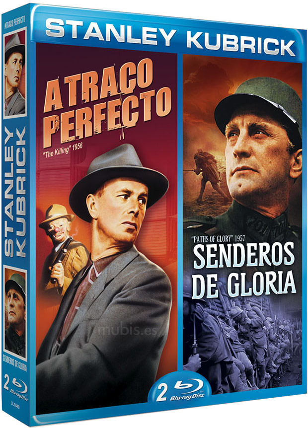 carátula Pack Atraco Perfecto + Senderos de Gloria Blu-ray 0