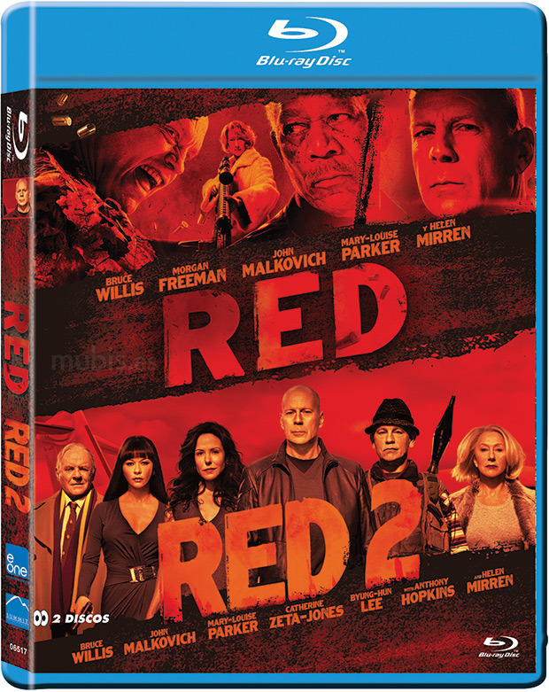 carátula Pack RED 1 y 2 Blu-ray 1