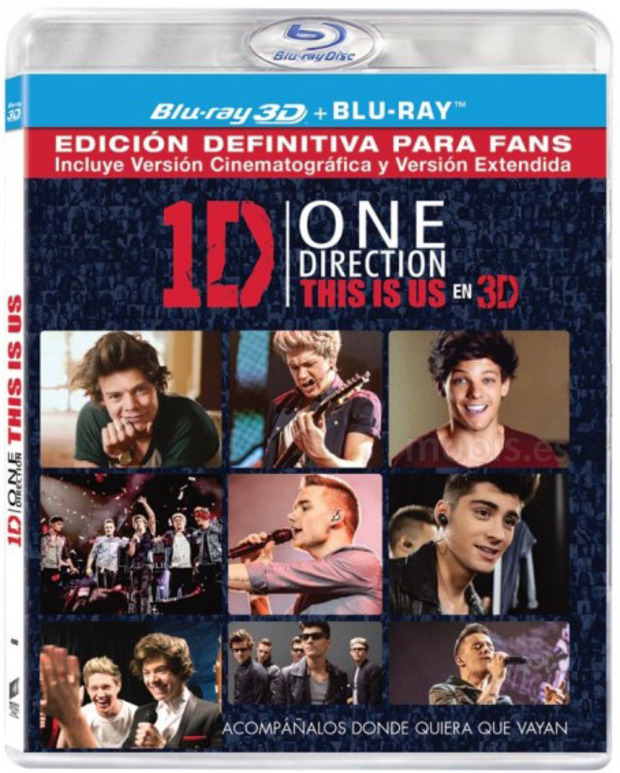 carátula One Direction: This Is Us Blu-ray 3D 1