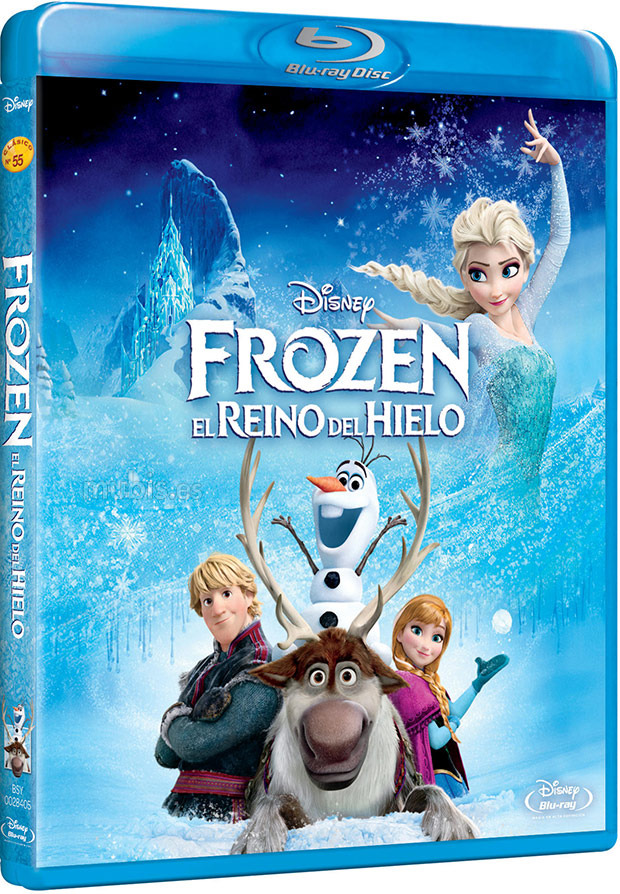 carátula Frozen, El Reino del Hielo Blu-ray 1