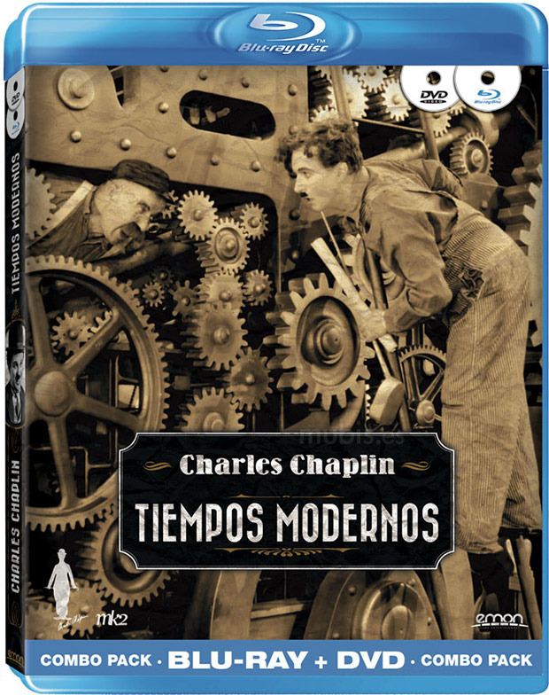 carátula Tiempos Modernos (Combo Blu-ray + DVD) Blu-ray 1
