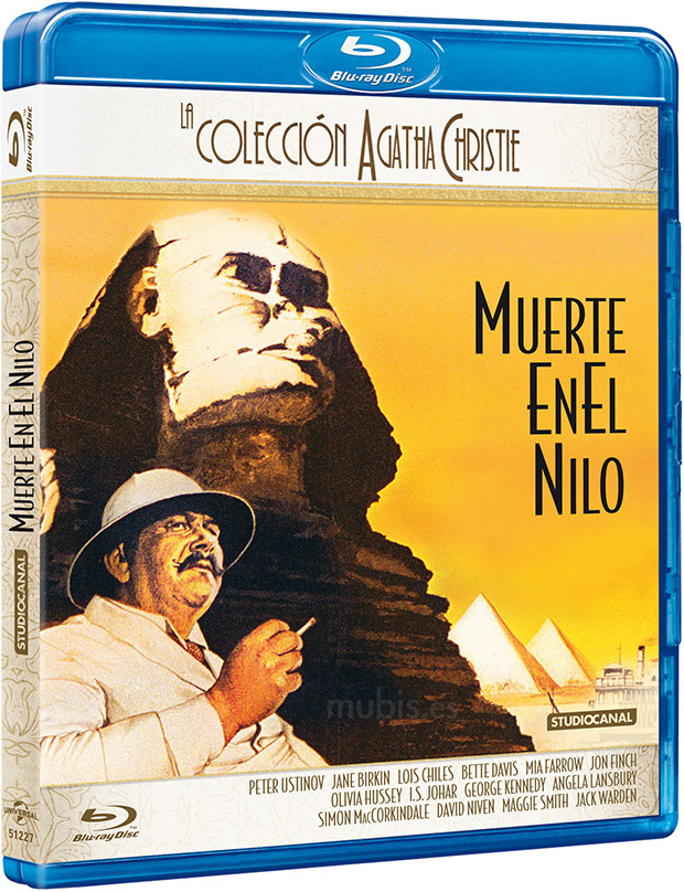 carátula Muerte en el Nilo Blu-ray 1