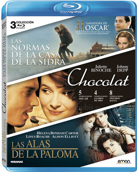 Pack Las Normas de la Casa de la Sidra + Chocolat + Las Alas de la Paloma Blu-ray
