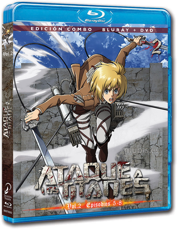 carátula Ataque a los Titanes - Volumen 2 Blu-ray 1