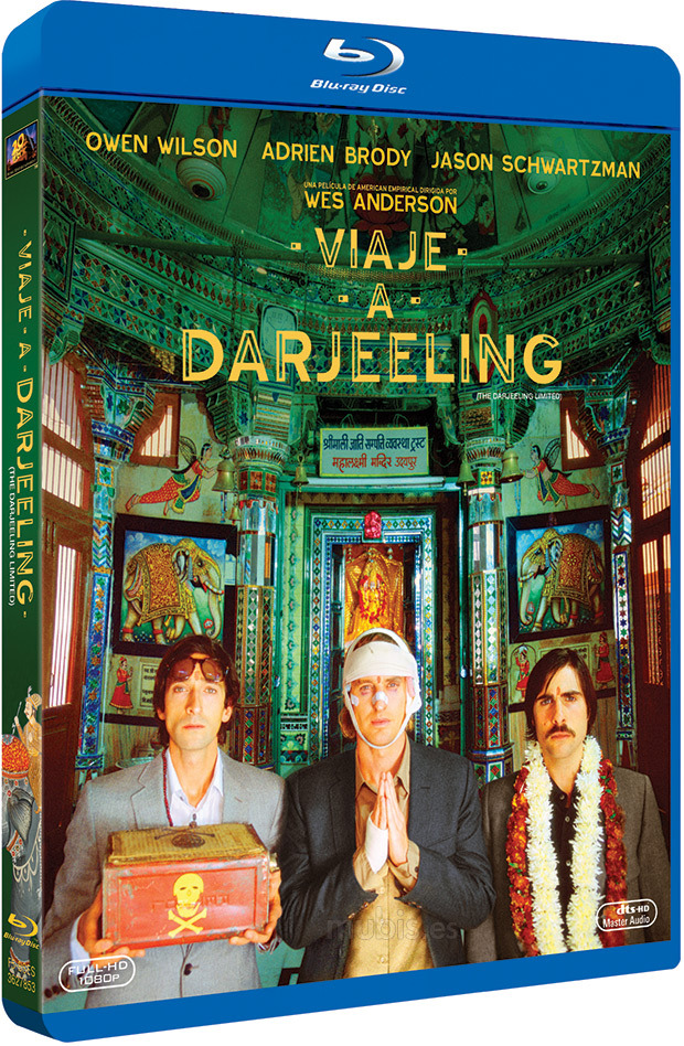 carátula Viaje a Darjeeling Blu-ray 1