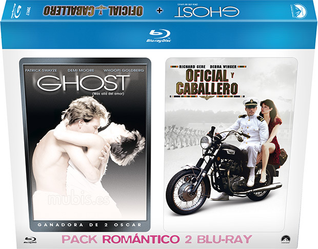 carátula Pack Ghost + Oficial y Caballero Blu-ray 1