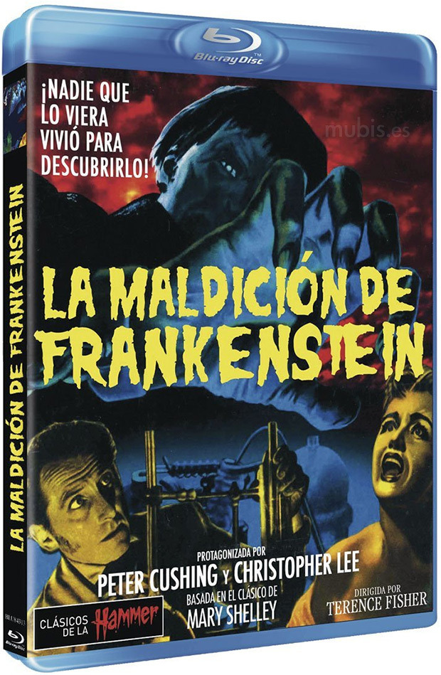 carátula La Maldición de Frankenstein Blu-ray 1
