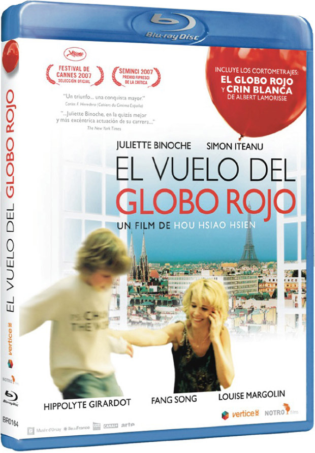 carátula El Vuelo del Globo Rojo Blu-ray 1