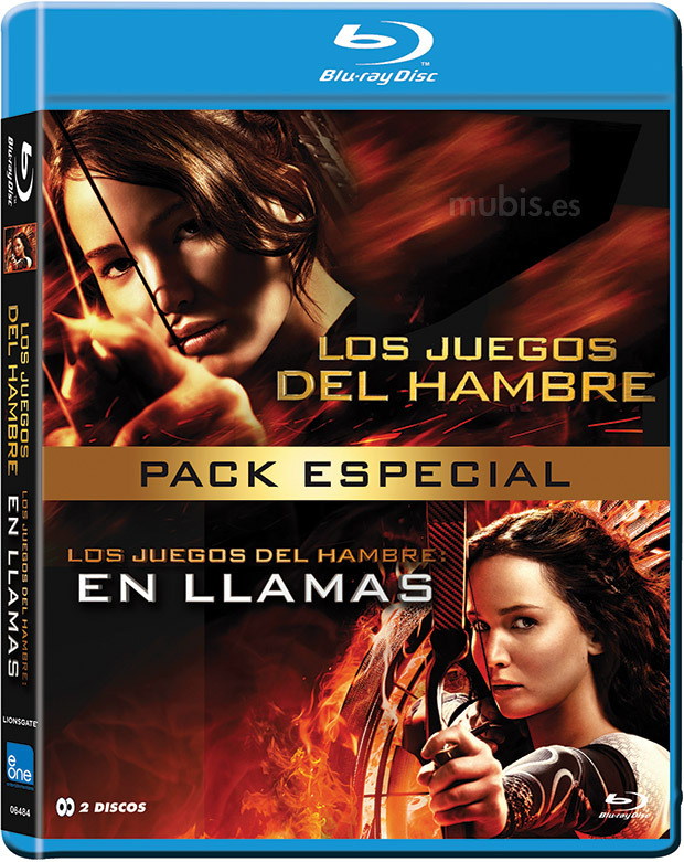 carátula Pack Los Juegos del Hambre + Los Juegos del Hambre: En Llamas Blu-ray 1