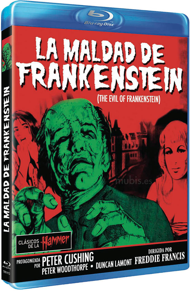 carátula La Maldad de Frankenstein Blu-ray 1