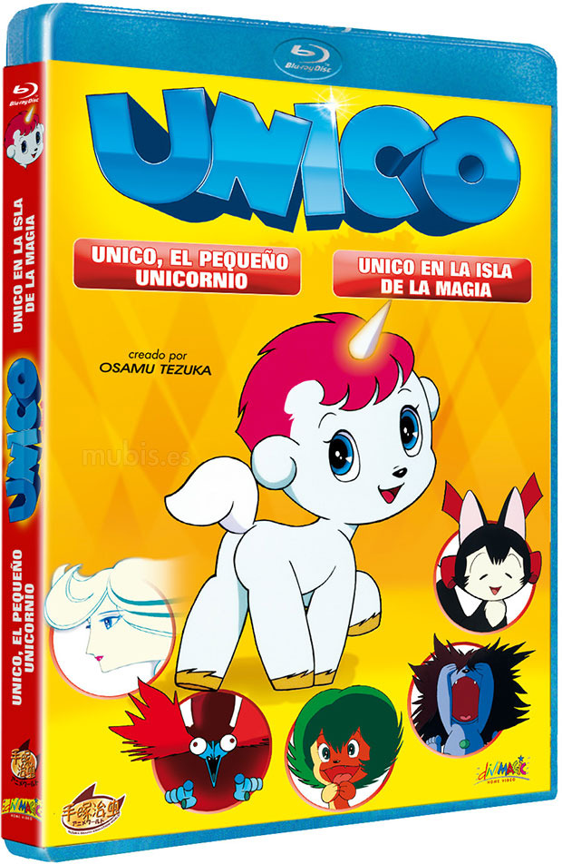 carátula Pack Único, el Pequeño Unicornio + Único en la Isla de la Magia Blu-ray 1