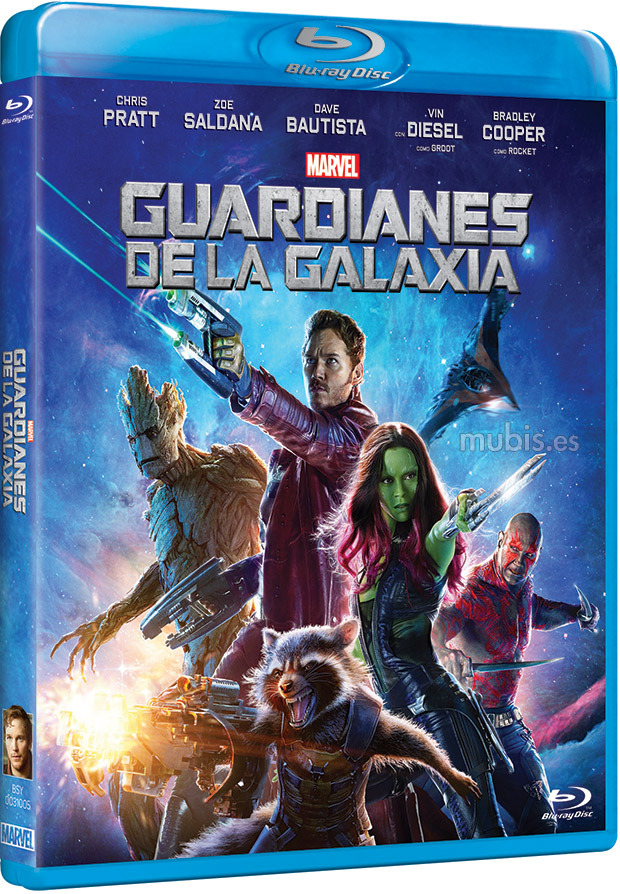 carátula Guardianes de la Galaxia Blu-ray 1