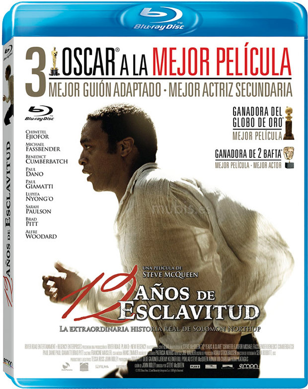 carátula 12 Años de Esclavitud Blu-ray 1