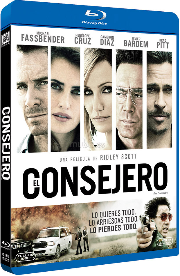 carátula El Consejero Blu-ray 1