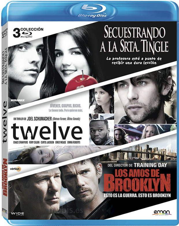 Pack Secuestrando a la Srta. Tingle + Twelve + Los Amos de Brooklyn Blu-ray