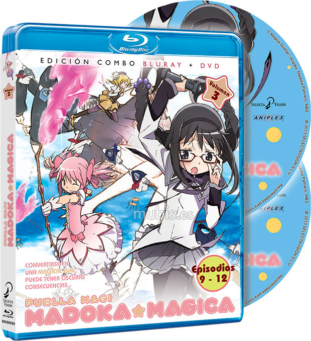 carátula Puella Magi Madoka Magica - Volumen 3 Blu-ray 1