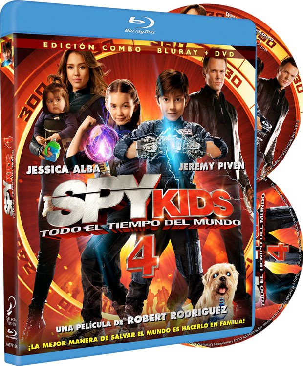 carátula Spy Kids 4: Todo el tiempo del Mundo Blu-ray 2