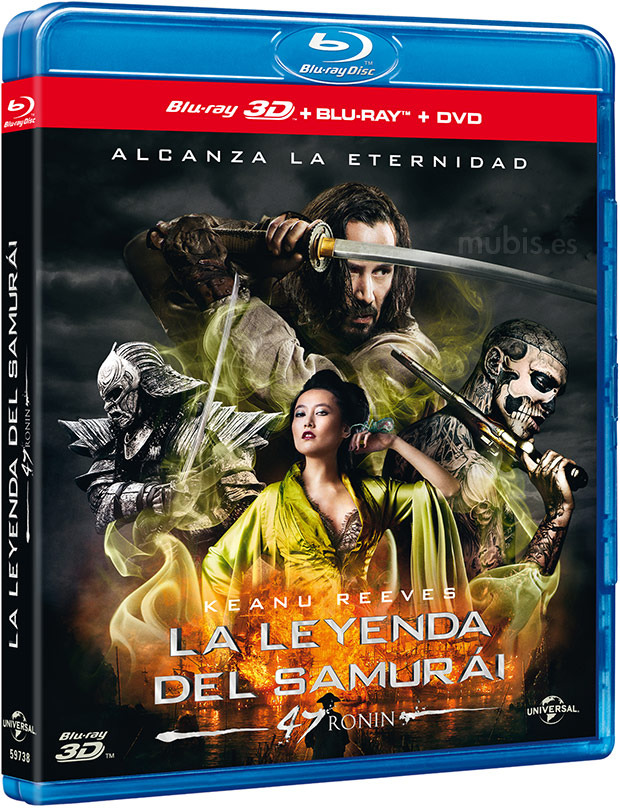 carátula La Leyenda del Samurái: 47 Ronin Blu-ray 3D 1