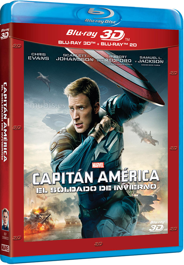 carátula Capitán América: El Soldado de Invierno Blu-ray 3D 1