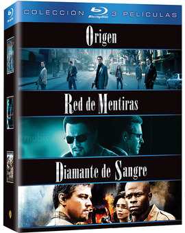 Pack Origen + Red de Mentiras + Diamante de Sangre Blu-ray