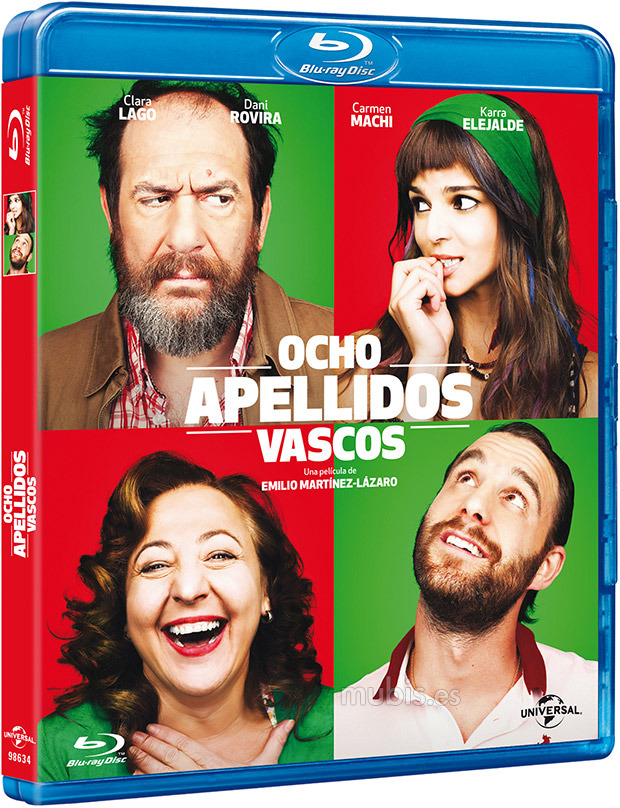 carátula Ocho Apellidos Vascos Blu-ray 1
