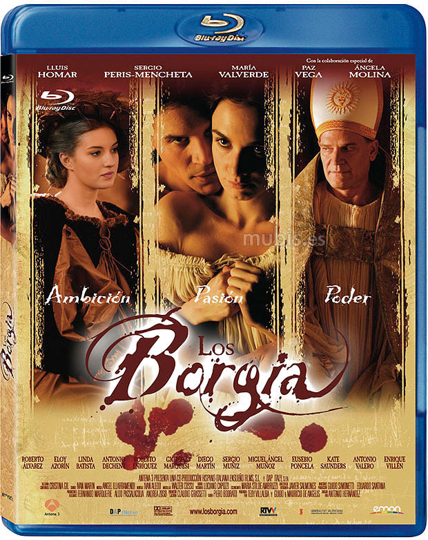 carátula Los Borgia Blu-ray 1