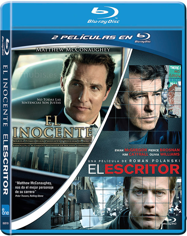 Pack El Inocente + El Escritor Blu-ray