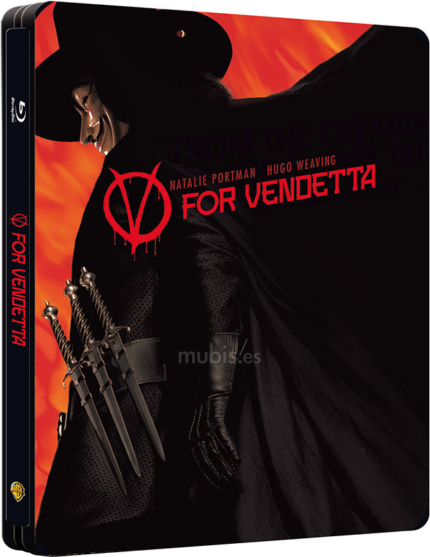 carátula V de Vendetta - Edición Metálica Blu-ray 1