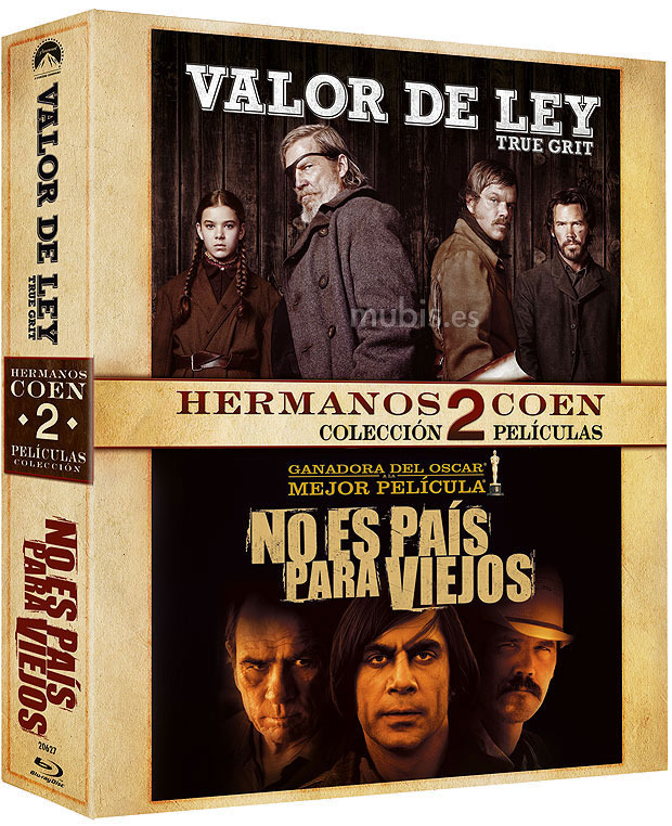 carátula Pack Valor de Ley + No Es País Para Viejos Blu-ray 1