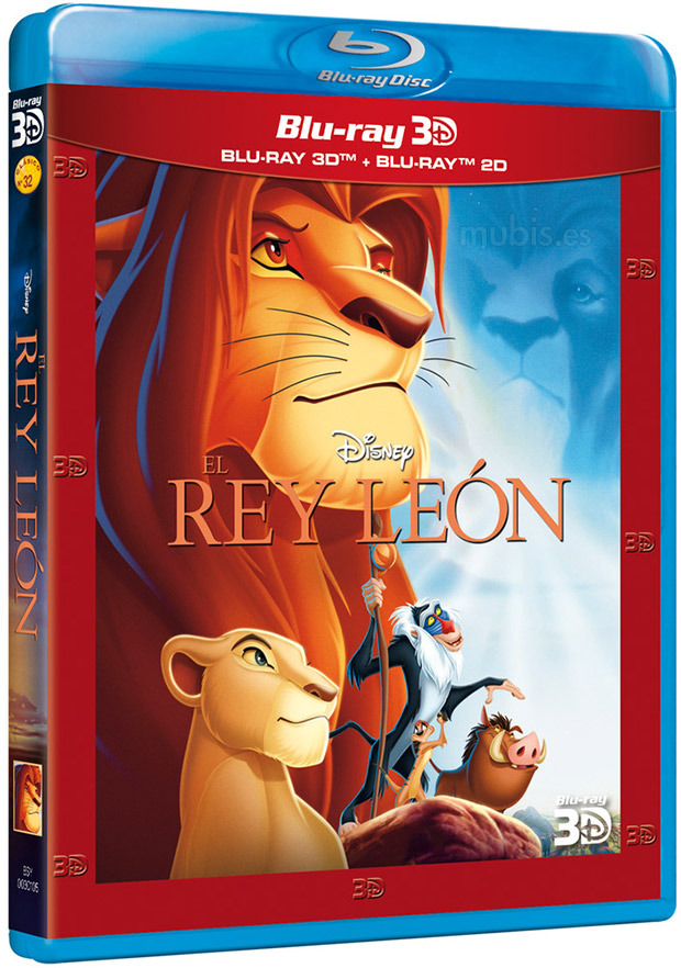 carátula El Rey León Blu-ray 3D 1