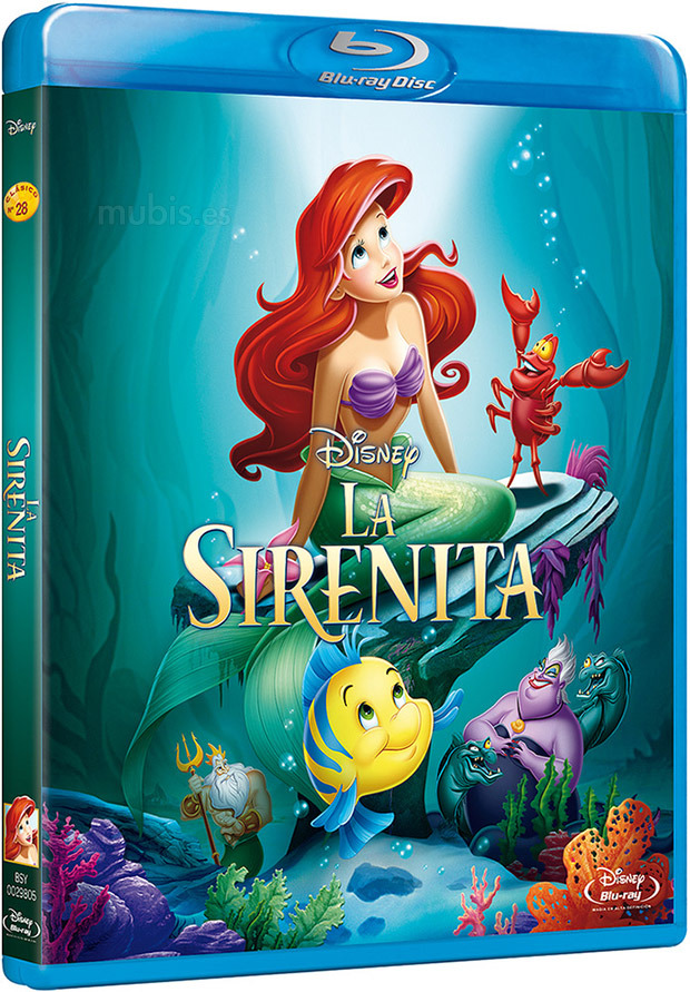 carátula La Sirenita Blu-ray 1