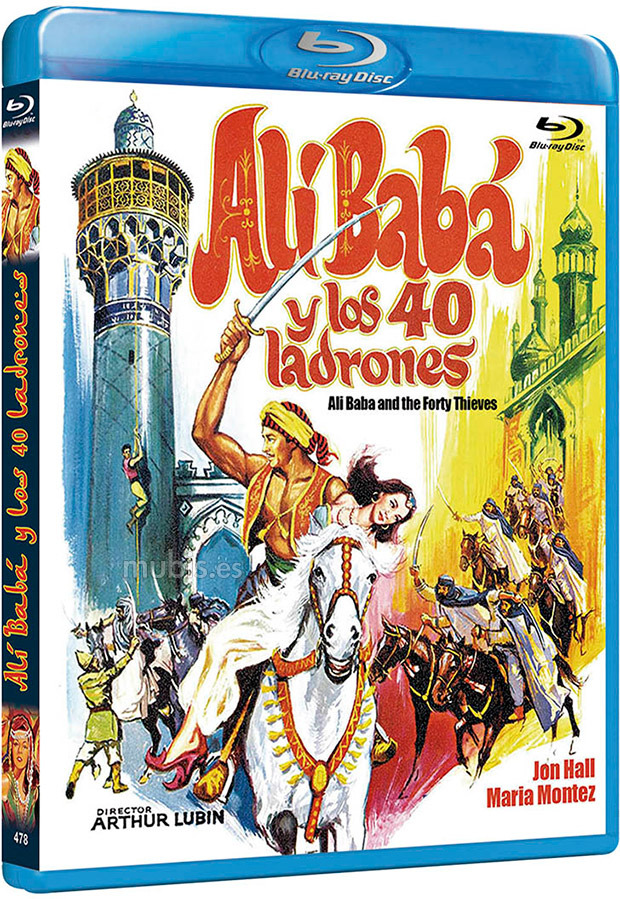carátula Alí Babá y los Cuarenta Ladrones Blu-ray 1