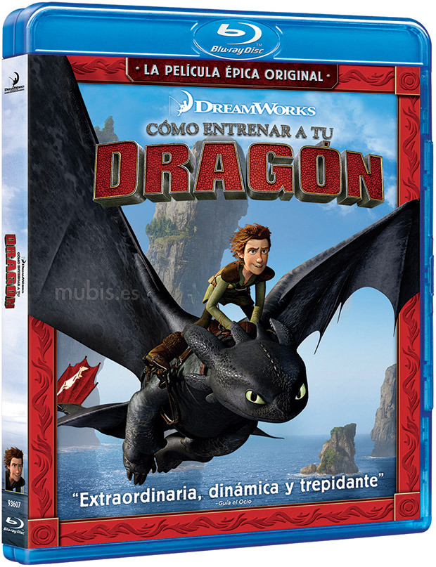 carátula Cómo Entrenar a tu Dragón Blu-ray 1