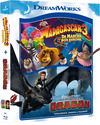 Pack Madagascar 3 + Cómo Entrenar a Tu Dragón Blu-ray