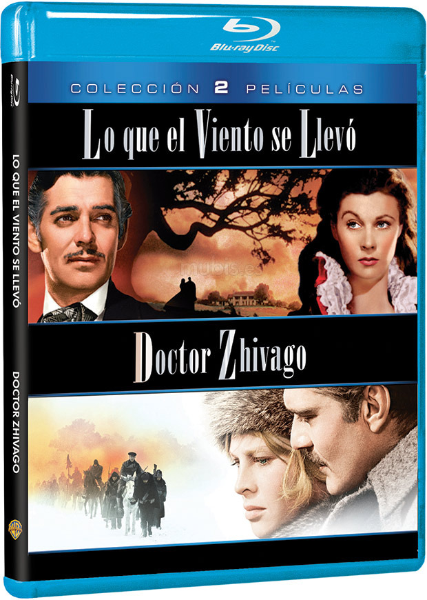 carátula Pack Lo que el Viento se Llevó + Doctor Zhivago Blu-ray 1