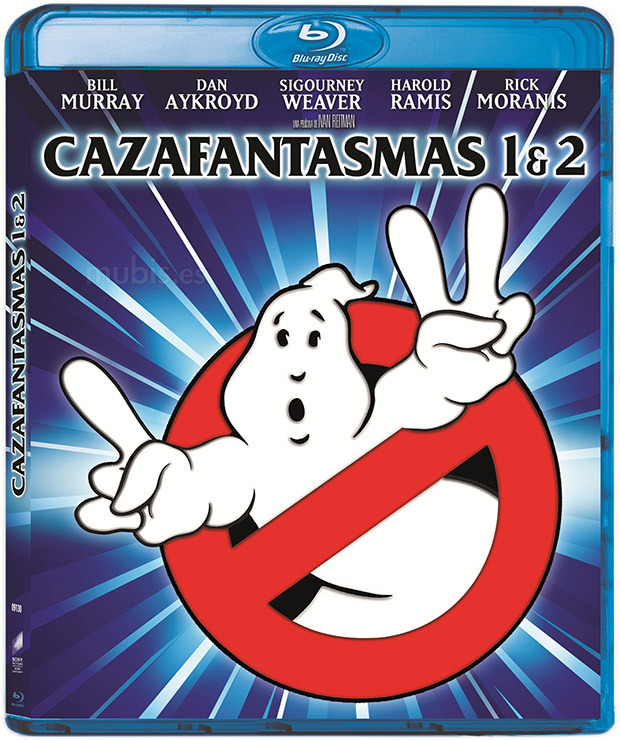 carátula Pack Los Cazafantasmas 1 y 2 Blu-ray 1