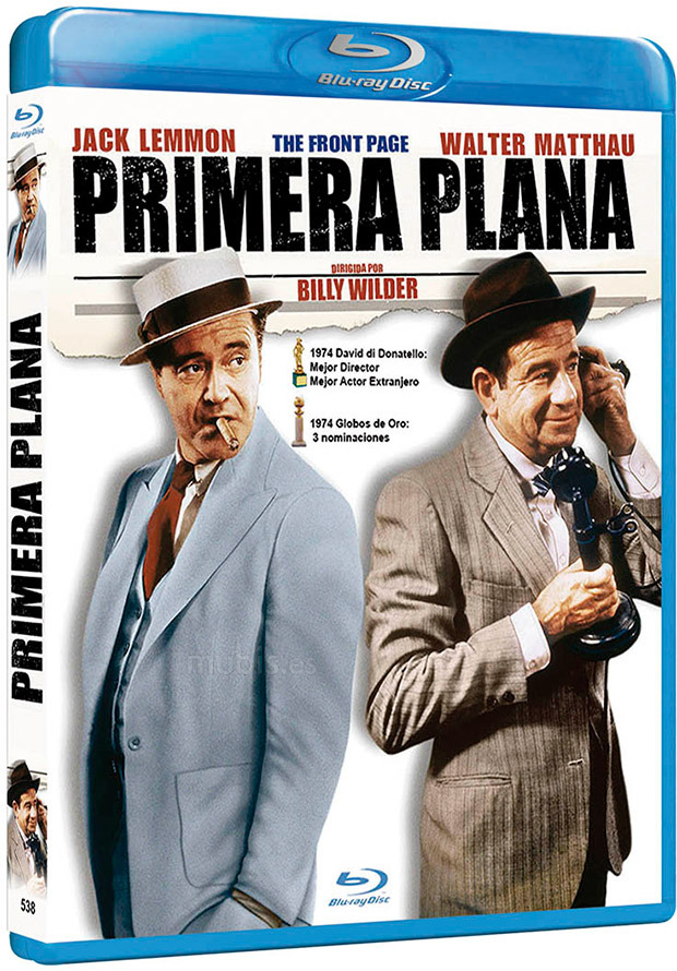 carátula Primera Plana Blu-ray 1
