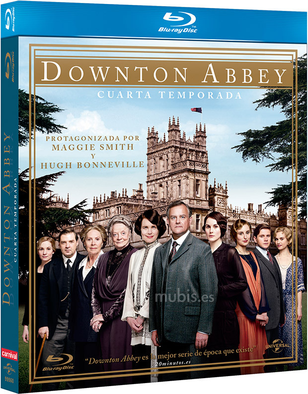 carátula Downton Abbey - Cuarta Temporada Blu-ray 1