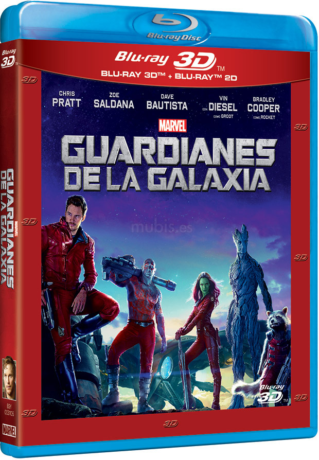 carátula Guardianes de la Galaxia Blu-ray 3D 1