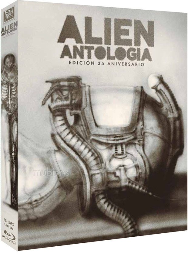 carátula Alien Antología - Edición 35 Aniversario (Giger) Blu-ray 1